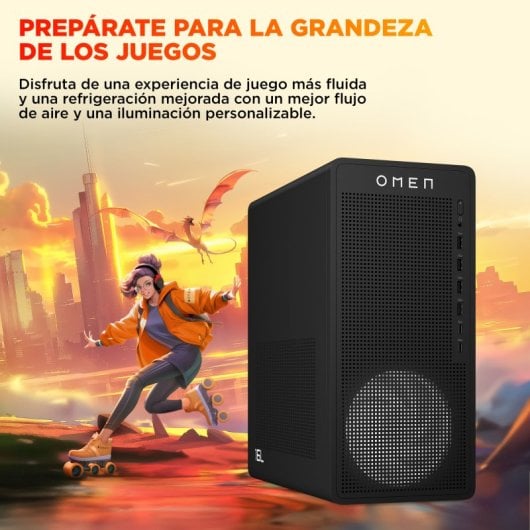 PC Sobremesa HP OMEN 16L TG03-0053ns AMD Ryzen 7 8700F 32GB DDR5 1TB SSD RTX 5060 Ti 16GB