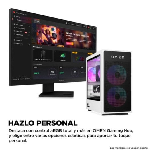 PC Sobremesa OMEN 35L GT16-0101ns Intel Core i5-14400F 32GB 1TB SSD RTX 5060 Ti WiFi6E FreeDOS