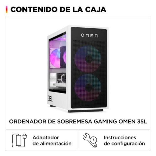 PC Sobremesa HP OMEN 35L GT16-0093ns i5-14400F 32GB 1TB SSD RTX 5060 Ti Wi-Fi 6E W11