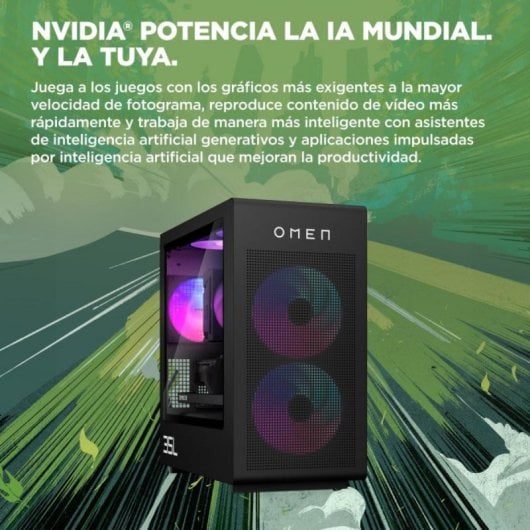 PC Sobremesa HP OMEN 35L GT16-0093ns i5-14400F 32GB 1TB SSD RTX 5060 Ti Wi-Fi 6E W11