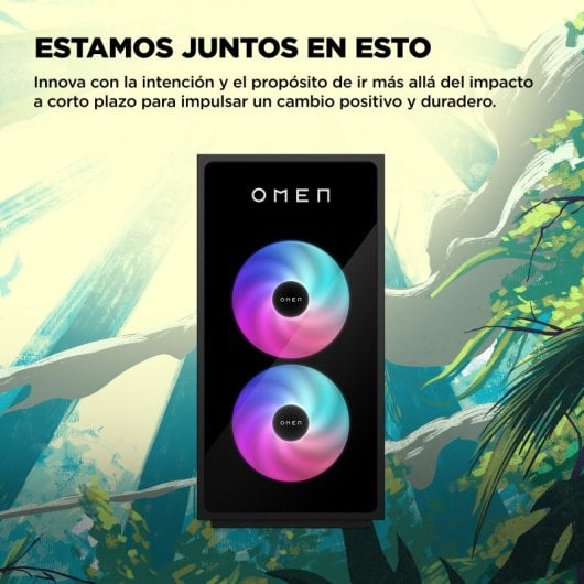 Ordenador Sobremesa PC HP OMEN 35L GT16-0093ns i5-14400F 32GB 1TB SSD RTX 5060 Ti Wi-Fi Windows 11