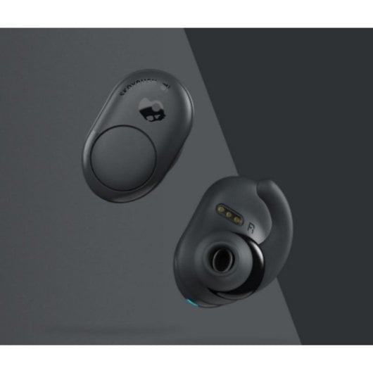 Skullcandy Push S2BBBW-M716 Auriculares Sem Fios Bluetooth com Microfone e Resistência à Água Cinzentos Escuros