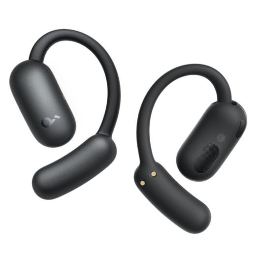 Auricolari Soundcore AeroFit 2 wireless Bluetooth 5.4 con microfono integrato e impermeabili neri