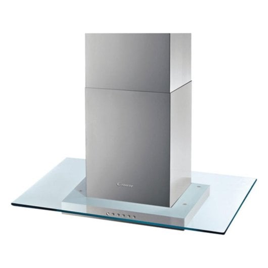 Campana extractora Candy CVMI 970 LX Canalizado 90cm LED aluminio 727m³/h Inox y cristal