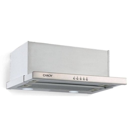 Exaustor Candy CBT6ESMX Semi integrável 60cm 834 m³/h aço inoxidável LED