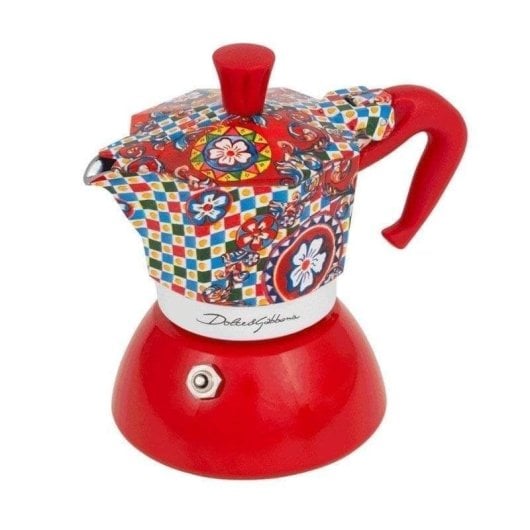 Cafetière italienne Bialetti Moka Induction Dolce&Gabbana 0,09 L 2 Tasses Design exclusif