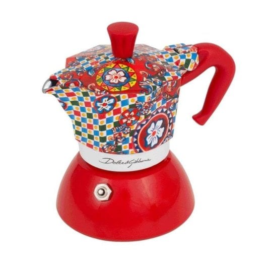 Espressokocher Bialetti Moka Induction Dolce&Gabbana 0,09L 2 Tassen Induktionsgeeignet