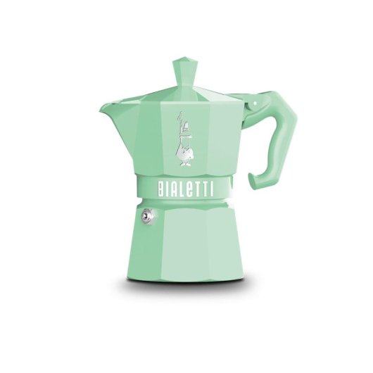 Cafetera Moka Italiana Bialetti Moka Exclusive Verde 6 tazas aluminio termoplástico