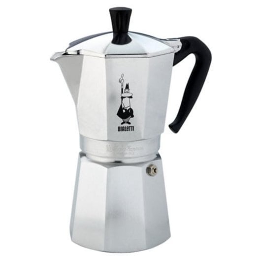 Cafetera Italiana Bialetti Moka Express 18 tazas Aluminio