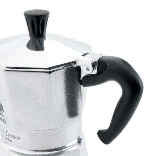 Caffettiera Italiana Bialetti Moka Express 6 Tazze 0,3L Alluminio Nero Classica