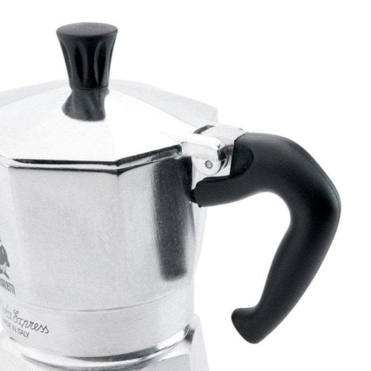 Máquina de café italiana Bialetti Moka Express 0,3L 6 chávenas alumínio preto
