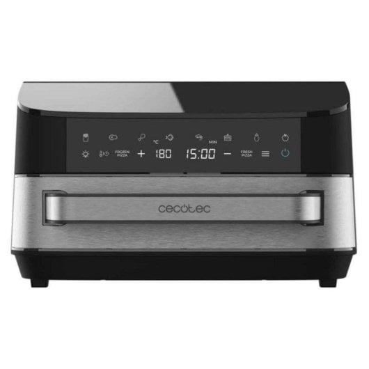 Horno elektrisch Cecotec Pizza&Fry 7000 7L Schwarz mit Touchscreen und Pizzastein