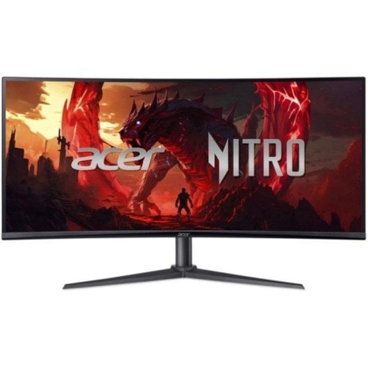 Écran PC Acer Nitro ED0 ED340CUJ0BMIIPX 34'' UltraWide Quad HD 120Hz VA Incurvé AdaptiveSync Haut-parleurs