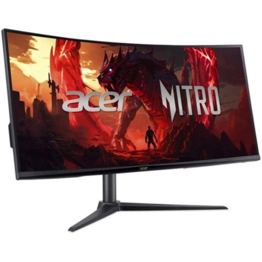 Écran PC Acer Nitro ED0 ED340CUJ0BMIIPX 34'' UltraWide Quad HD 120Hz VA Incurvé AdaptiveSync Haut-parleurs