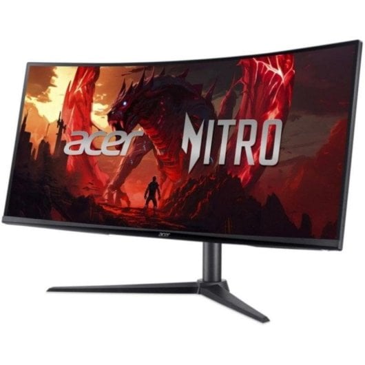 Écran PC Acer Nitro ED0 ED340CUJ0BMIIPX 34'' UltraWide Quad HD 120Hz VA Incurvé AdaptiveSync Haut-parleurs
