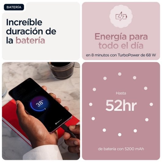 Smartphone Motorola edge 60 fusion 8GB RAM 256GB 5G Rosa