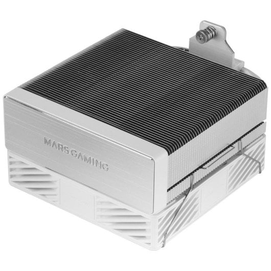 Mars Gaming Mcpu-x4argb Disipador Cpu 220w Tdp 4x Heatpipes Hct Ventilador Pwm Argb 120mm Blanco