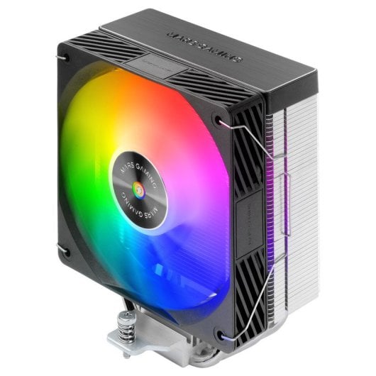 Mars Gaming Mcpu-x4argb Disipador Cpu 220w Tdp 4x Heatpipes Hct Ventilador Pwm Argb 120mm Negro