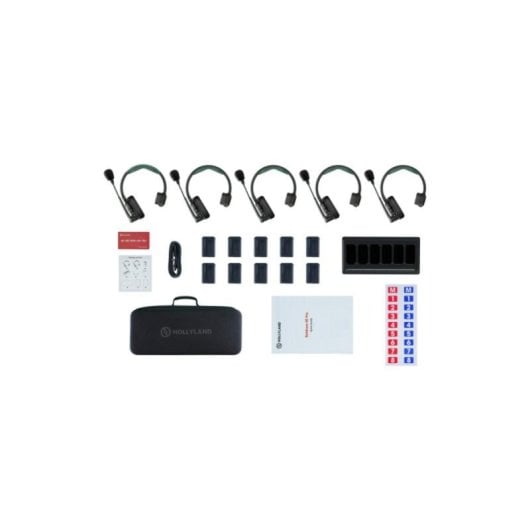 Casque Hollyland Solidcom SE Pro 5S sans fil avec Annulation de Bruit, 5 utilisateurs