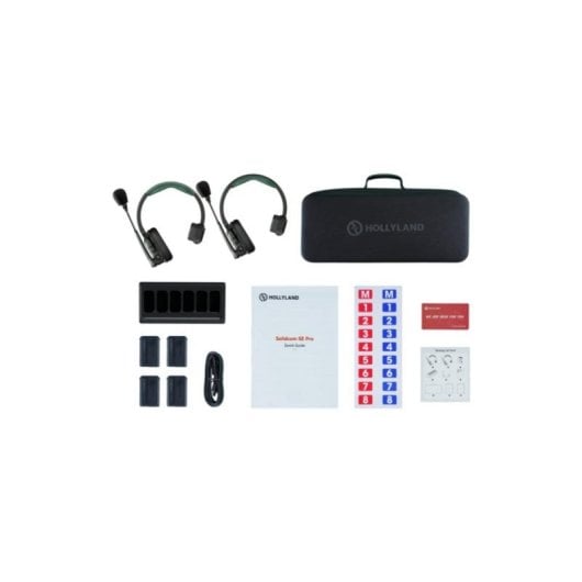 Auricolari Hollyland wireless Full Duplex con Cancellazione Attiva del Rumore e Batteria Sostituibile