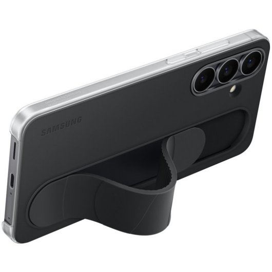 Samsung Standing Grip Funda con Soporte Negra para Galaxy S25 FE