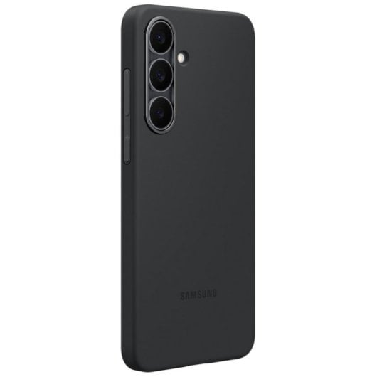 Coque en silicone noire Samsung pour Galaxy S25 FE