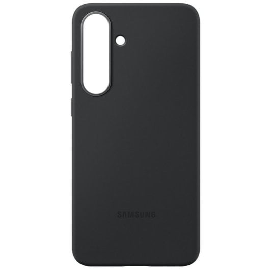 Coque en silicone noire Samsung pour Galaxy S25 FE
