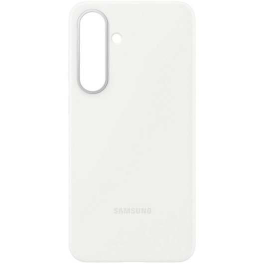 Coque en silicone blanche Samsung pour Galaxy S25 FE