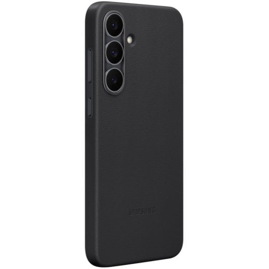 Custodia in pelle vegana Kindsuit per Samsung Galaxy S25 FE in nero