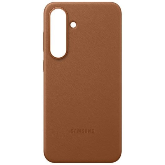 Samsung Funda Kindsuit de Cuero Vegano Marrón para Galaxy S25 FE