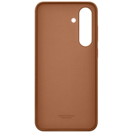 Samsung Funda Kindsuit de Cuero Vegano Marrón para Galaxy S25 FE