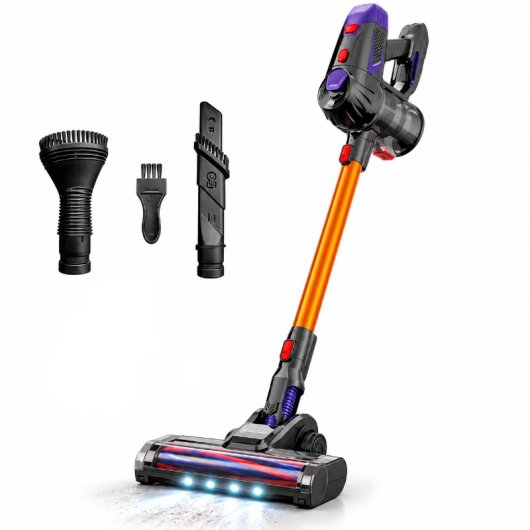 Origial CycloneClean Aspirador Escoba sin Cable 2 en 1 45 Min LED 800ml