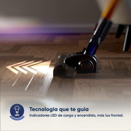 Aspirador sem Fio Origial CycloneClean 22.2V LED 180W 45min Filtro HEPA 800ml Acessórios