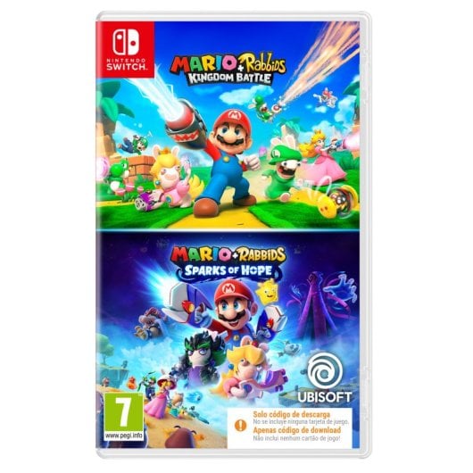Mario & Rabbids Double Pack Code in a Box Nintendo Switch