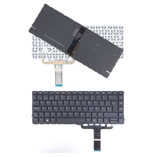 Tastatur für HP ProBook 440 G8 445 G8 Laptop, Hintergrundbeleuchtung, Schwarz