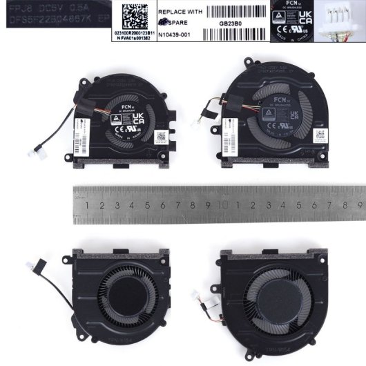 Ventole per laptop Hp Pro 14-eh Tpn-w154 N10439-001 N10440-001
