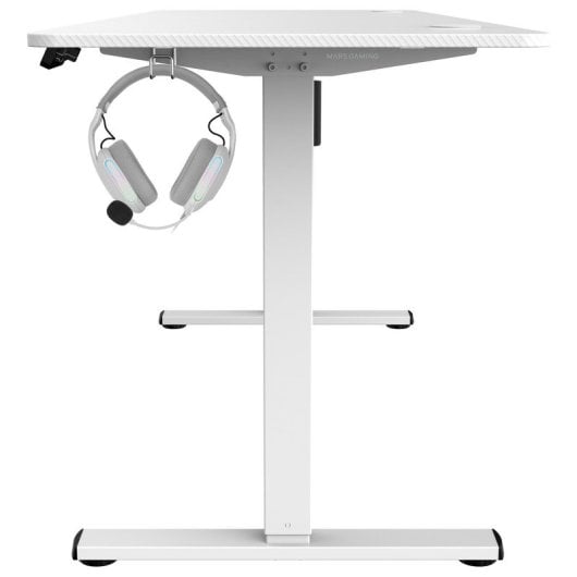Mars Gaming MGD-ERGOPRO160 Secretária Elevável Elétrica 73-118cm em Fibra Carbono/Aço 160x60cm Branca