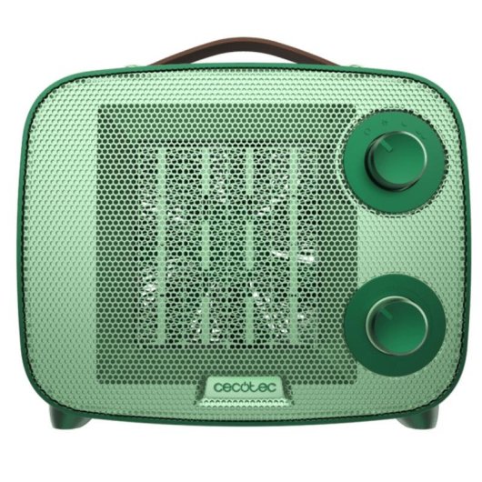Calefactor cerámico Cecotec ReadyWarm 1500 Ceramic Aura 1500W Verde