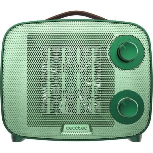 Calefactor cerámico Cecotec ReadyWarm 1500 Ceramic Aura 1500W Verde