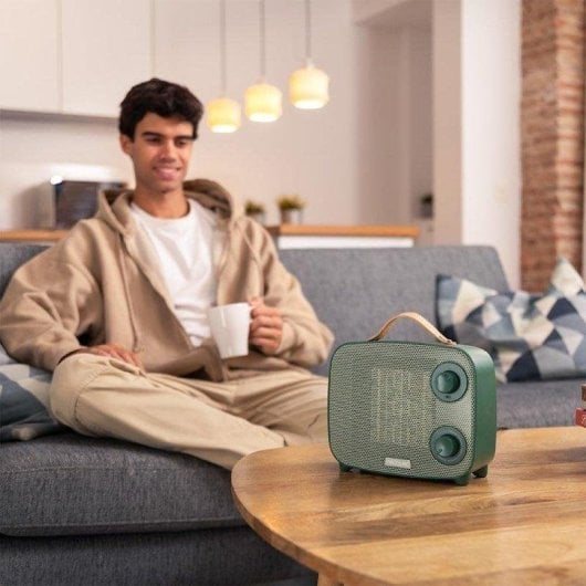 Aquecedor Cerâmico Cecotec ReadyWarm 1500 Ceramic Aura 1500W Silencioso