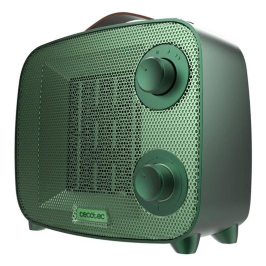 Calefactor cerámico Cecotec ReadyWarm 1500 Ceramic Aura 1500W Verde