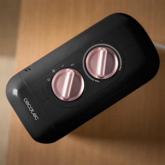 Chauffage Céramique Cecotec ReadyWarm 600 Lagoon Black 2000W Silencieux