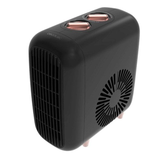 Radiador Eléctrico Cecotec ReadyWarm 600 Lagoon Black 2000W compacto con termostato regulable y modos Eco/Turbo