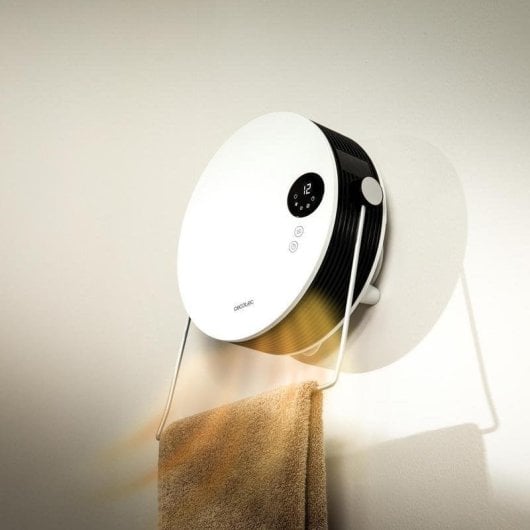 Elektrischer Heizkörper Cecotec ReadyWarm 2000W mit Fernbedienung und Handtuchhalter