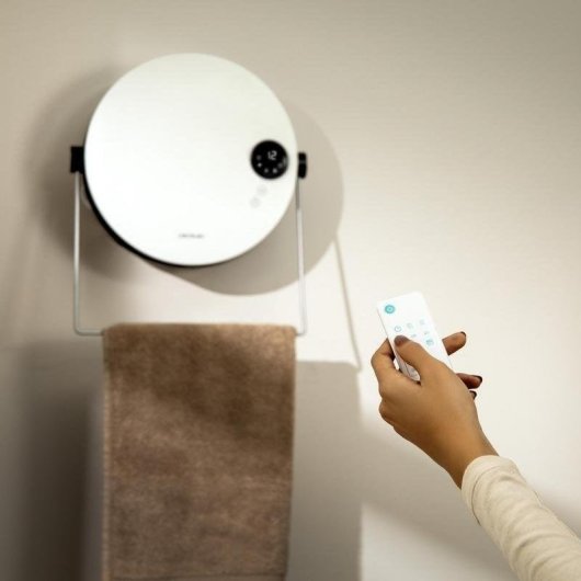 Scaldasalviette Elettrico Cecotec ReadyWarm 2000W Compatto 1 Barra Protezione IP22 Telecomando