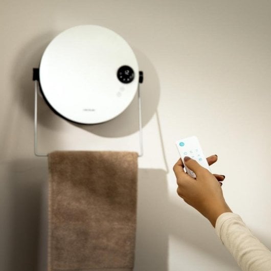 Radiador Eléctrico Cecotec ReadyWarm 2000W compacto con control remoto y toallero