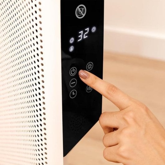 Radiateur Électrique Cecotec ReadyWarm 2000 Graphene 1800W Télécommande Calor Rapide