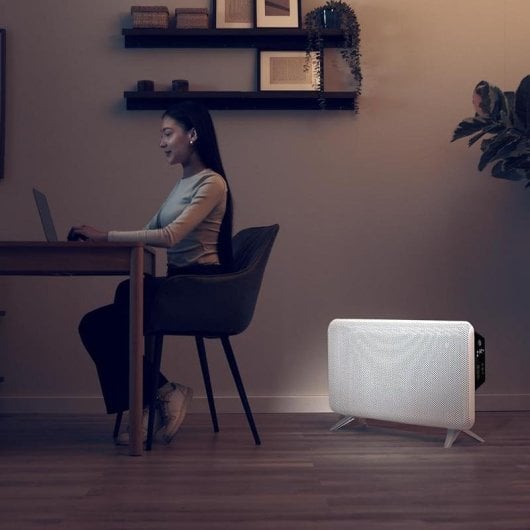 Radiateur Électrique Cecotec ReadyWarm 2000 Graphene 1800W Télécommande Calor Rapide