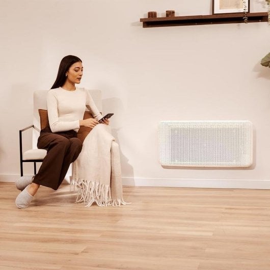 Radiateur Électrique Cecotec ReadyWarm 2000 Graphene 1800W Télécommande Calor Rapide