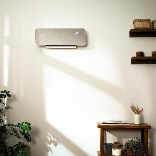 Radiador Elétrico Cecotec ReadyWarm 3000 Textile 2000W com Comando Oscilante Temporizador